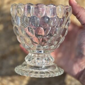 Elegant Clear Glass Goblet
